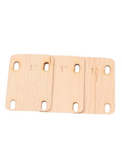 Thoraya Electric Guitar Neck Shim Maple Wood Neck Shim Spacer Instrument Accessory for Replacement 3pcs 1°  - Image 4