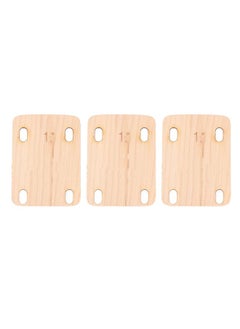 Thoraya Electric Guitar Neck Shim Maple Wood Neck Shim Spacer Instrument Accessory for Replacement 3pcs 1°  - Image 1