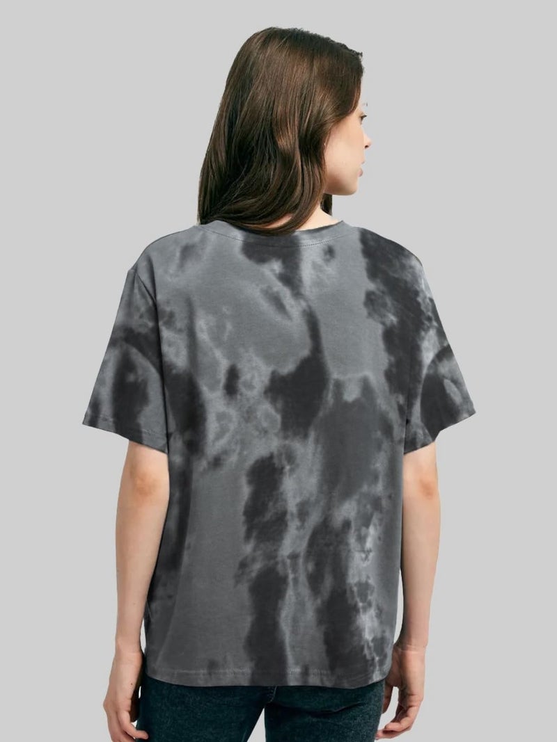 LEOTUDE Couple Combo Oversized T-Shirt Mens & Women’s Tshirt (PO2_FS306_Gry_L_FS306_Gry_M_Grey0) - Image 3