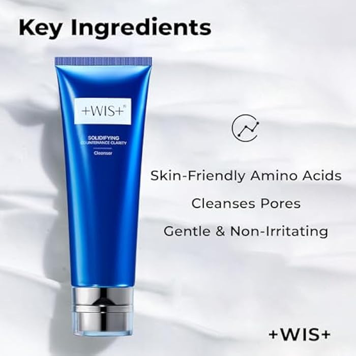 +WIS+ Gentle Face Wash with Skin-Friendly Amino Acids, Hydrating Facial Cleanser With Hyaluronic Acid, Daily Facial Cleansing Wash For Dry Skin, Safe on Sensitive Skin (3.52 fl.oz) - Image 5