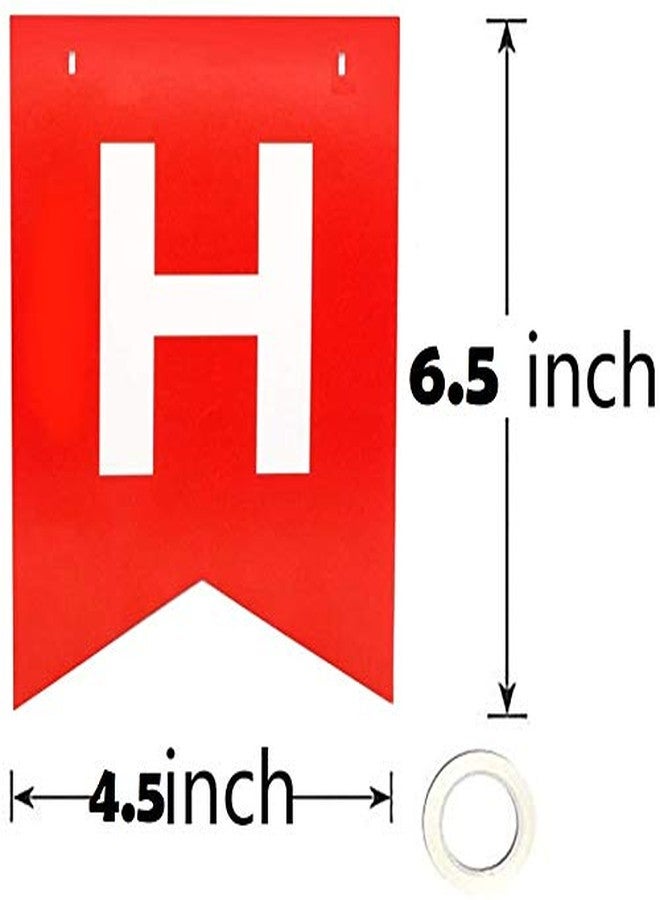 HK balloons Rainbow Happy Birthday Banner Bunting Flag Banner For Birthday Decorations(Rainbow Bunting Banner)|Multicolour - Image 2