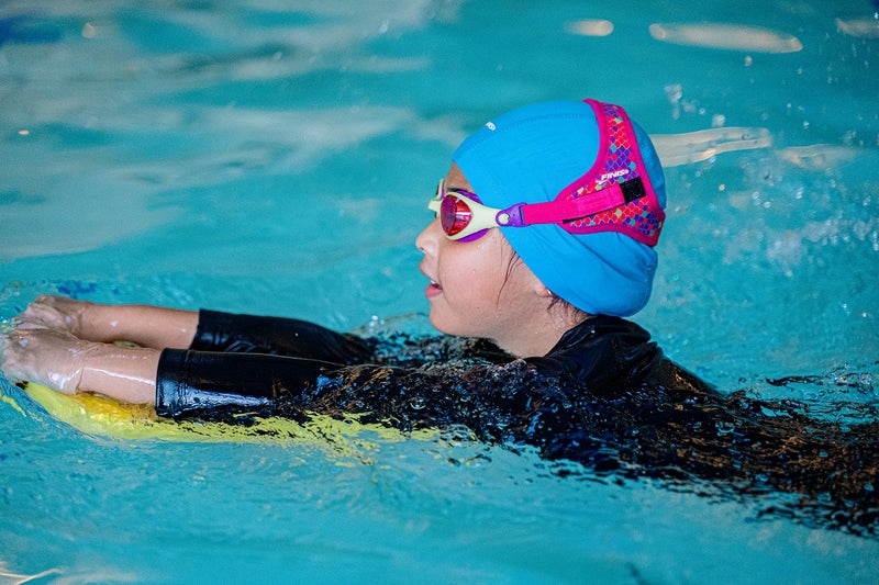 FINIS DragonFly Goggles - Kids Swim Goggles for Ages 4-12 with UV Protection, Buoyant Neoprene Strap, and Durable Lenses - PVC- and Latex-Free - Scales - Image 5