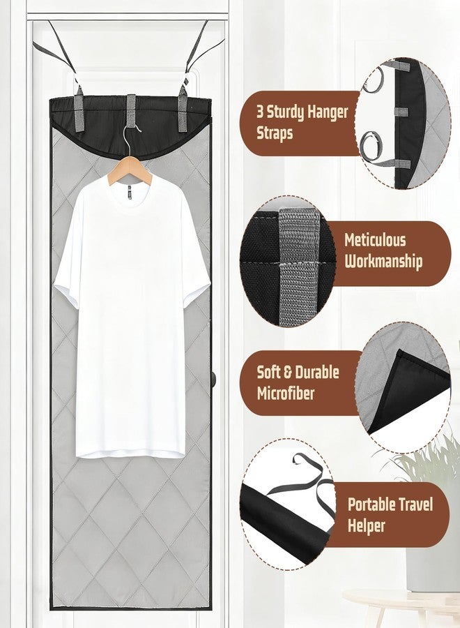 Could Spark Over The Door Steamer Pad With Heat-Resistant Glove Steamer Board for Clothes Hanging Ironing Board Over The Door Portable Ironing Mat for Home And Travel Use - Image 4