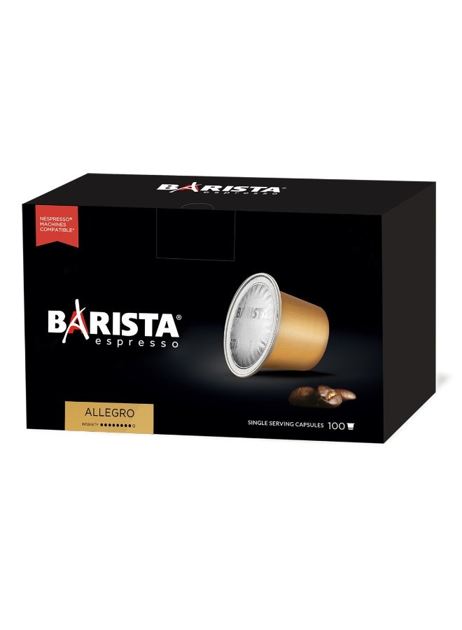 Barista Capsules Allegro 100x6g