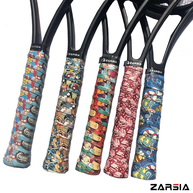 Zarsia'S New Frosted Printed Sweat-Absorbent Band, Colorful Mesh Badminton Racket Hand Gel, Dry Anti-Slip Anti-Sweat Band 3Cm - Image 3