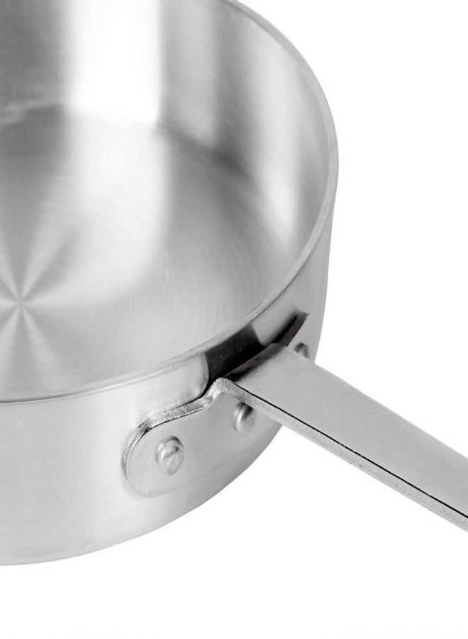 TrueCraftware- 3 Qt. Aluminum Sauté Pan 3.5mm Thickness- Cooking Pan Chef Cooking Pan Frying Pan Skillet for Home and Restaurant Cookware NSF Certified Dishwasher Safe - Image 2