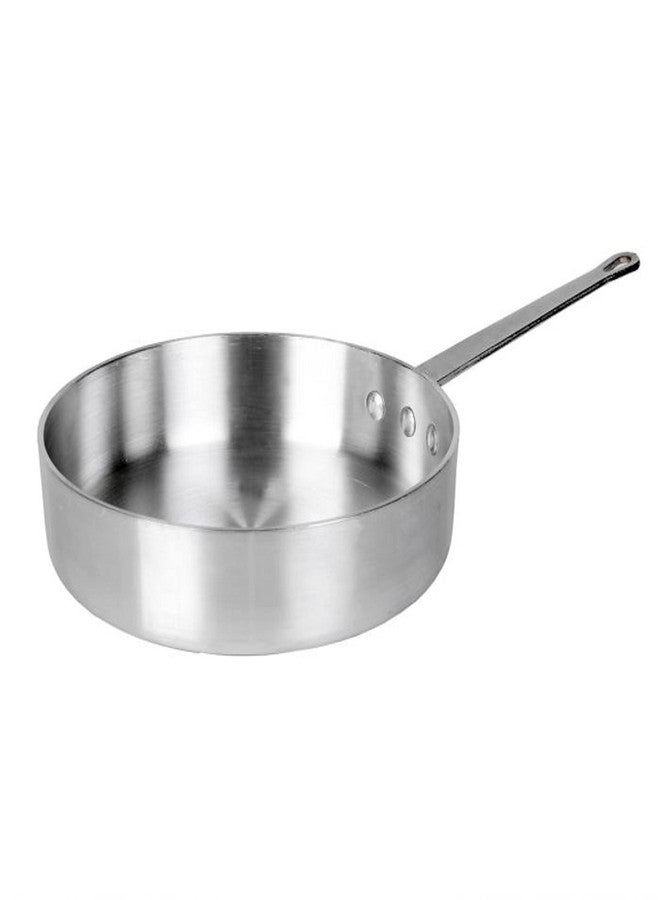 TrueCraftware- 3 Qt. Aluminum Sauté Pan 3.5mm Thickness- Cooking Pan Chef Cooking Pan Frying Pan Skillet for Home and Restaurant Cookware NSF Certified Dishwasher Safe - Image 1