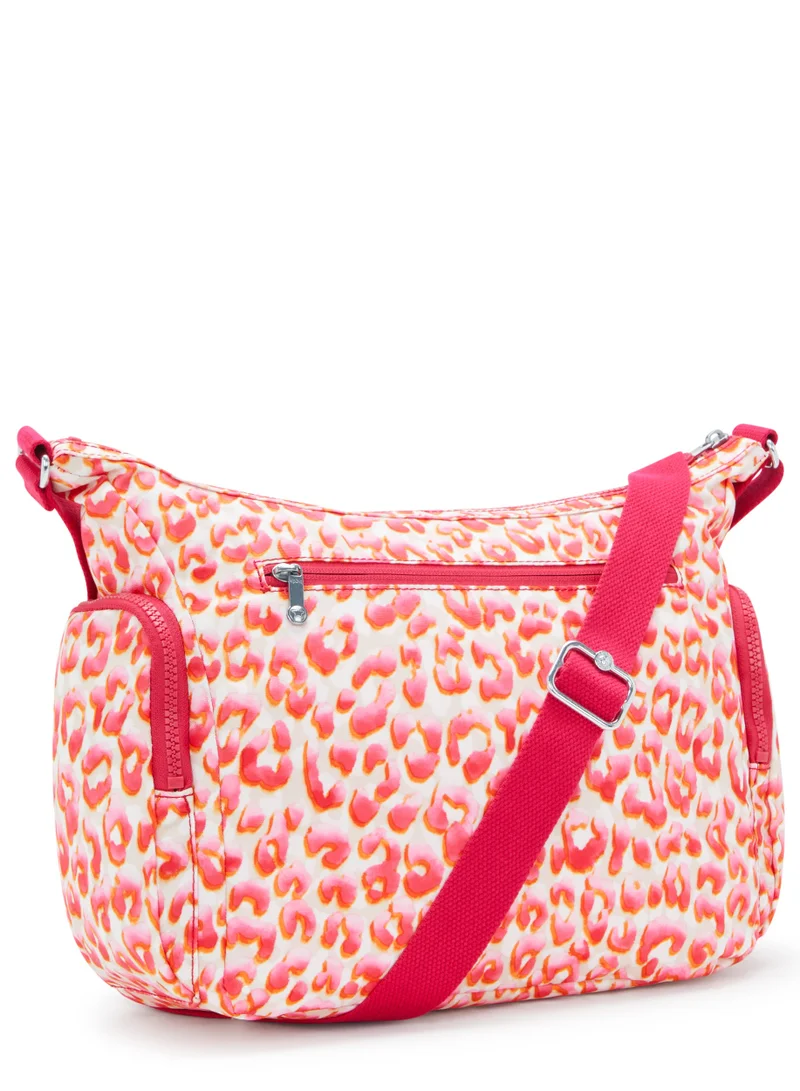 كيبلينغ GabbLarge Crossbody Bag with Adjustable Straps Latin Cheetah-I65256LX