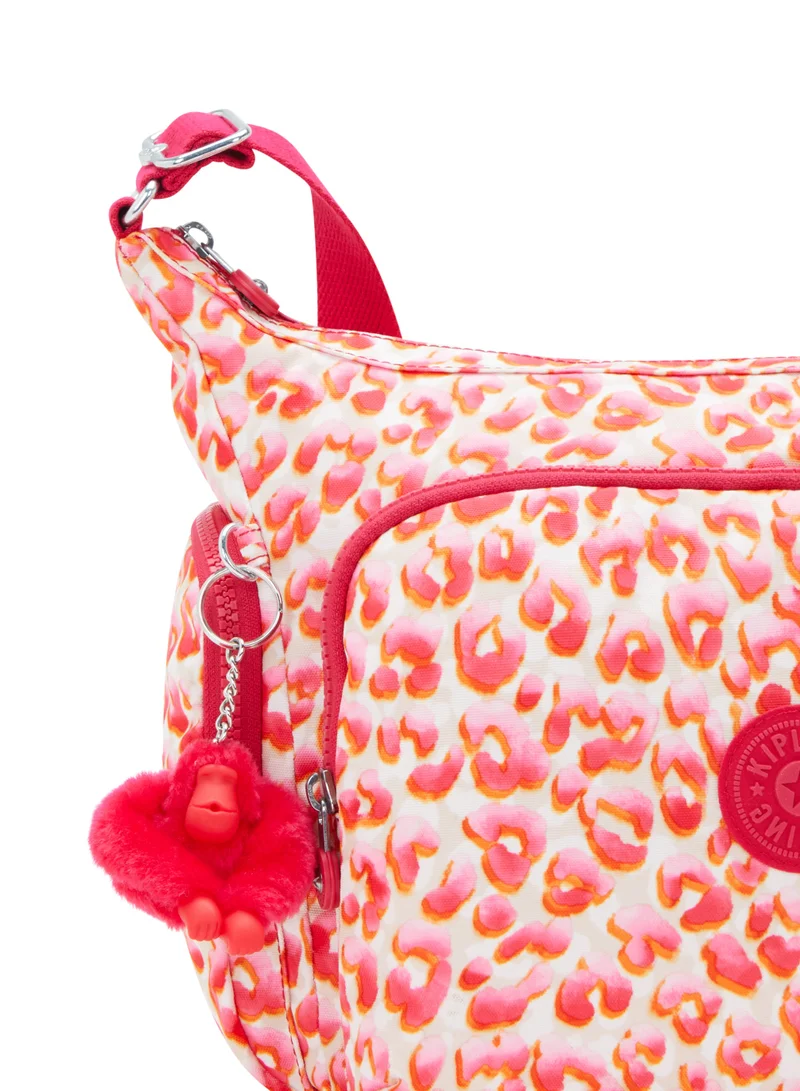 كيبلينغ GabbLarge Crossbody Bag with Adjustable Straps Latin Cheetah-I65256LX