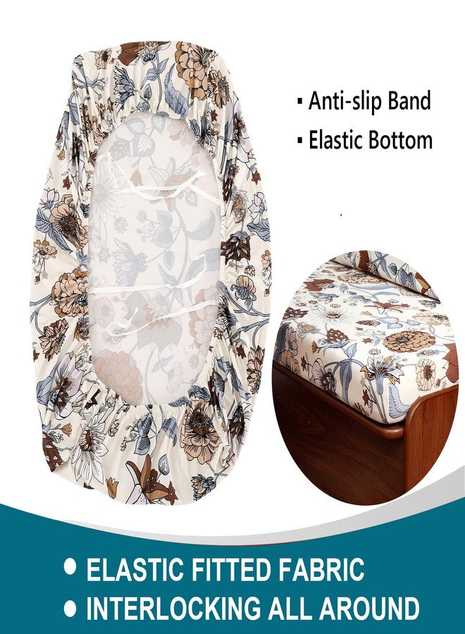 KRFOONN RV Dinette Cushion Covers Stretch Camper Cushions Cover Replacement Couch Cushion Slipcovers Washable Loveseat Slipcovers for Travel Trailer Couch Includes 2 Backrest Cover & 2 Bench Cover, 06 - Image 3