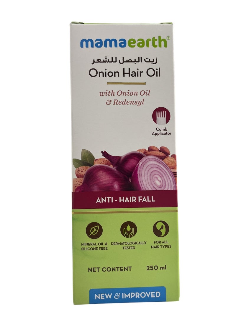 Mama Earth MAMAEATH HAIR OIL 250ml - Image 1