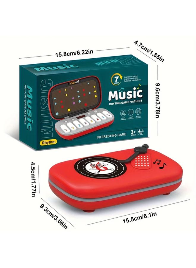 آلة لعبة الموسيقى "Green Rhythm Master" مع 7 أوضاع تفاعلية، لعبة تعليمية محمولة - Image 2