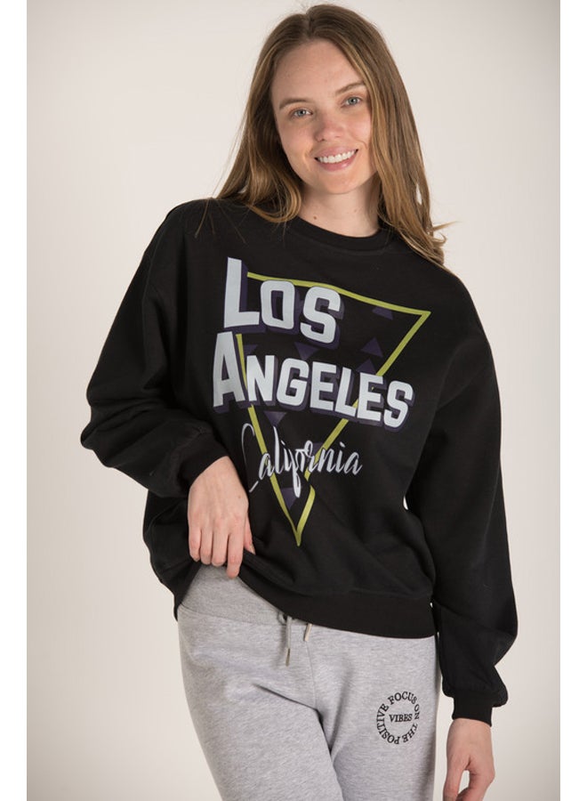 Marco Bergamo LOS ANGELES PRINT SWEATSHIRT  - Image 1