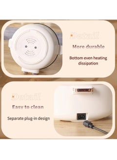GearZone 6.5L 1600W Non-Stick Large Capacity Multifunctional Electric Cooking Pot with Independent Temperature Control, 8.6 Bowl Depth, Electric Skillet, Frying Pan, Electric Saucepan  - Image 3
