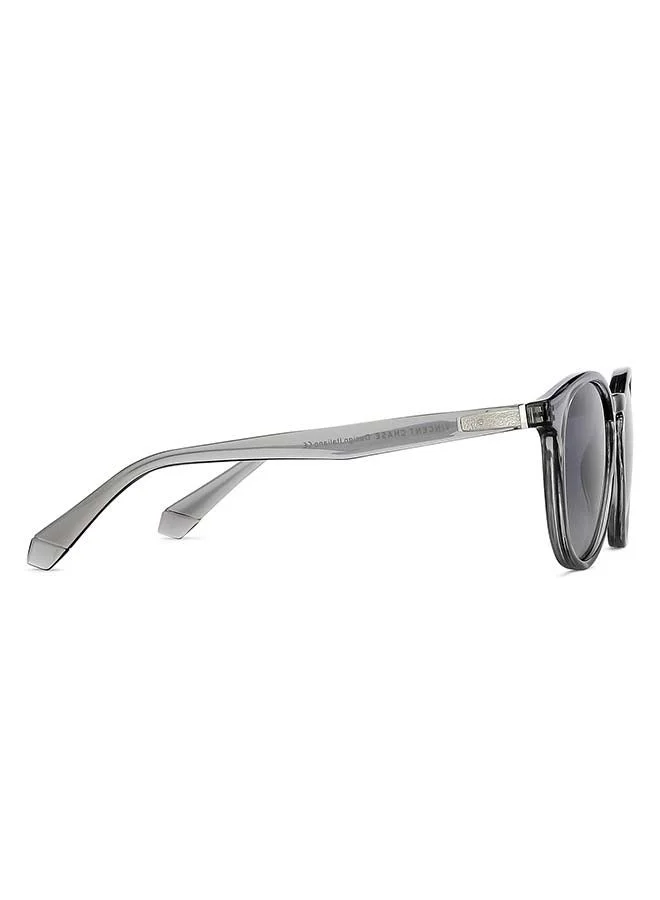 فينسينت تشيس Mirage Full Rim Round Frame Polarized & UV Protected Sunglasses VC S13972 - 51mm - Grey