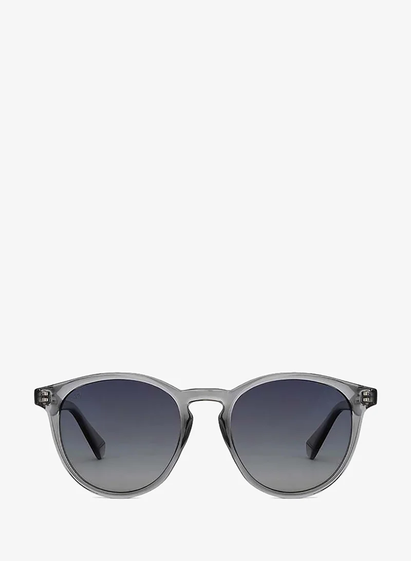فينسينت تشيس Vincent Chase By Lenskart | Mirage Full Rim Round Frame Polarized & UV Protected Sunglasses VC S13972 - 51mm - Grey