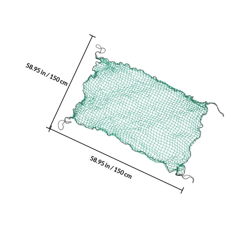 Heavy Duty 1.5m X 1.5m Polypropylene Cargo Net For Truck Trailer And Pickup Safety - Image 3
