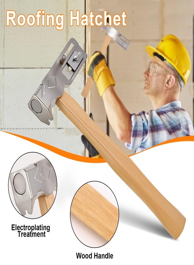 VINGVO Magnet Roofing Hatchet Hammer Tool for Roofing, Multi Function Magical Roofing Tool for Fast Installing of Roofing Nails and Felt Hats, Accessory for House Repairing - Image 3