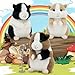 MorisMos Hamster Toys for Kids Girls Boys 87 Realistic Hamster Stuffed Animal Plushies Set Lifelike Small Stuffed Animals in Bulk for Baby Shower Birthday Party Decoration - Image 4
