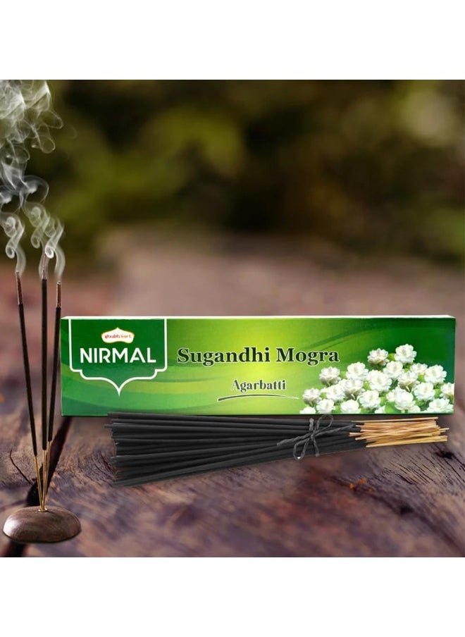 Nirmal Sugandhi Mogra Premium Fragrance 140 Incense Stick Agarbatti by Shubhkart (Pack of 2)  - Image 3