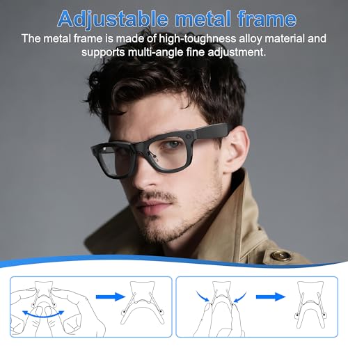 HIBLOKS Eyeglass Nose Pads Compatible with Ray-Ban Meta Wayfarer Gen 1 & Gen 2 Smart Glasses Accessories, Silicone Anti Slip Clip-on Glasses Nose Holder for Meta Gen 2 Smart Sunglasses(One-Piece) - Image 3