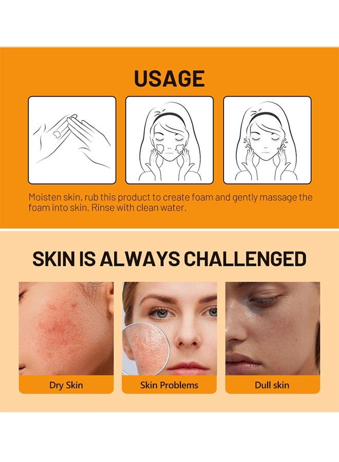 ديسار صابون البابايا ، ترطيب البشرة ، مضاد للجفاف ، ترطيب ، صابون بابايا للوجه والجسم ، صابون بفيتامين أ ، ج ، ه 120 جم - Image 5