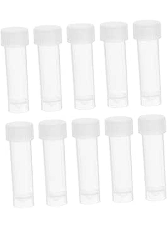 Transparent Plastic Needle Storage Tubes 10pcs Organizer For Beads And Parts - Image 1