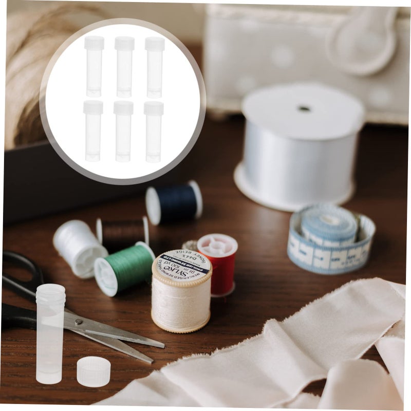 Transparent Plastic Needle Storage Tubes 10pcs Organizer For Beads And Parts - Image 5