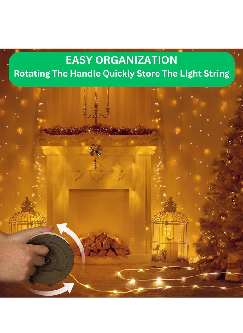 Home Care Ramadan String Lights , 12m Multi-Functional 9 Modes RGBW LED Ramadan Lights With Waterproof IP44 Rechargeable LED Fairy String Lights Lamps For Ramadan Hiking Tenting Patio Party Decorations  - Image 3