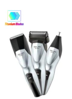 Daling 3-In-1 Rechargable Clipper And Trimmer Black/Silver  - Image 1