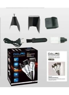 Daling 3-In-1 Rechargable Clipper And Trimmer Black/Silver  - Image 3
