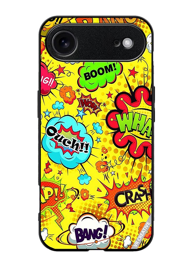 Protective Case Cover For Apple iPhone 17 Air Multiple Stickers Design Multicolour