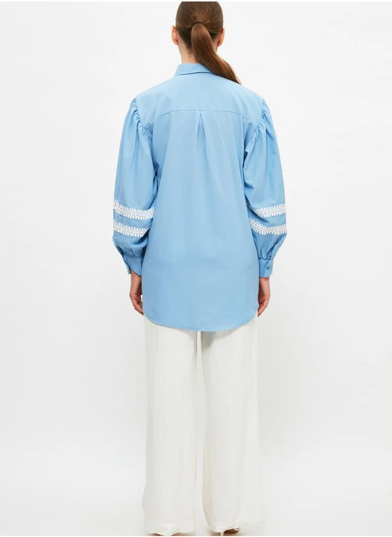 trendyol Balloon Sleeve Tunic Shirt
