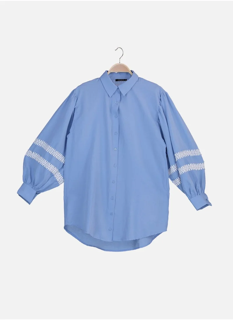 trendyol Balloon Sleeve Tunic Shirt