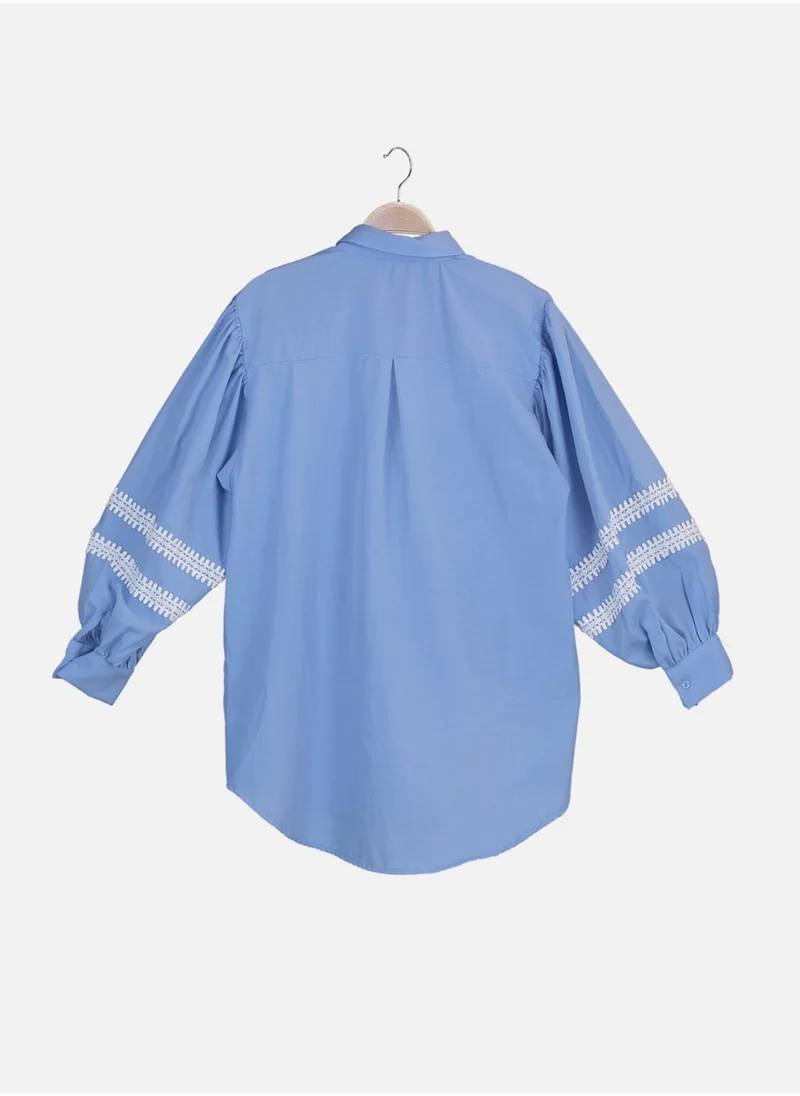 trendyol Balloon Sleeve Tunic Shirt