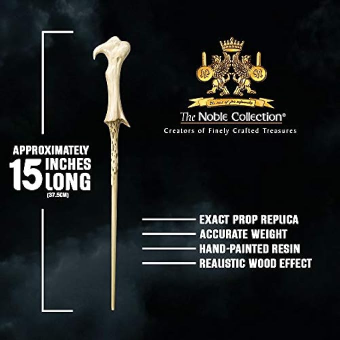 LORD VOLDEMORT WAND IN OLLIVANDERS BOX 14.5 INCH LORD VOLDEMORT WAND WITH ORIGINAL OLLIVANDERS WAND BOX - HARRY POTTER FILM SET MOVIE PROPS WANDS, MIXED, ONE SIZE, NN7331 - Image 3