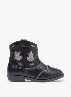 Flora Bella By Shoexpress Girls Embellished High Cut Boots with Zip Closure  - Image 3