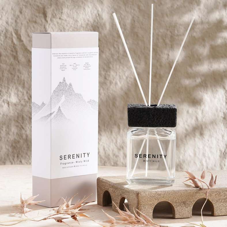 Serenity Misty Wild Reed Diffuser 300ml - White