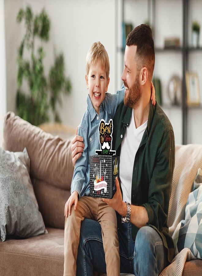 Linelglobal Father's Day Gift Box for Cash Gift, Pull Put Money Box, Surprise Cash Holder for Dad - Black - Image 4