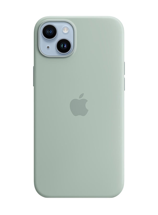 Apple iPhone 14 Plus Silicone Case with MagSafe Succulent - Image 2