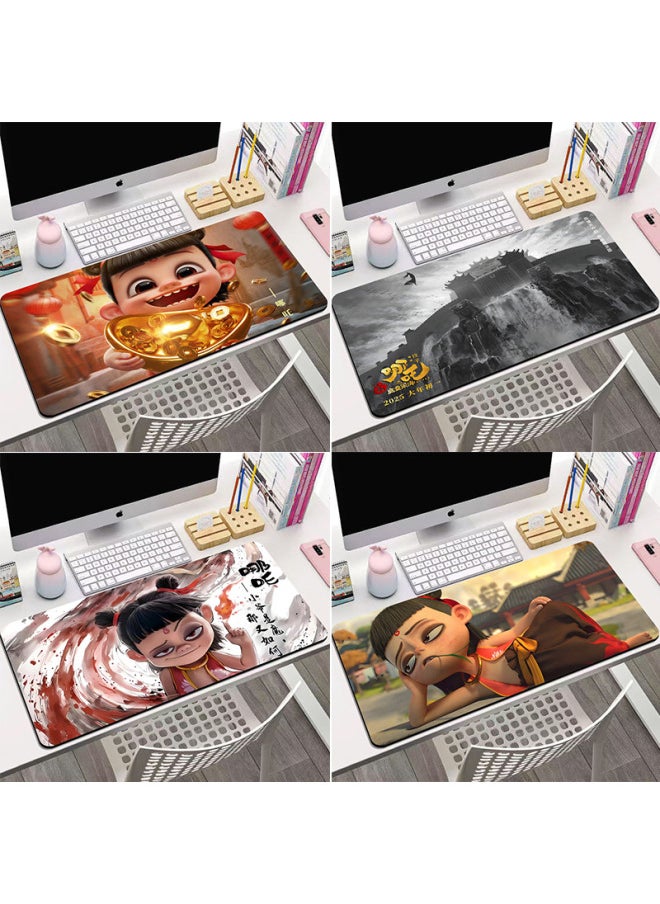 Generic - 2025 Which Ao Guang Ao Bing Super Large Secondary Animation Table Pad Office Computer Desk Keyboard Mouse Pad-Color:40*90 Cm-Pattern:12 - Image 1