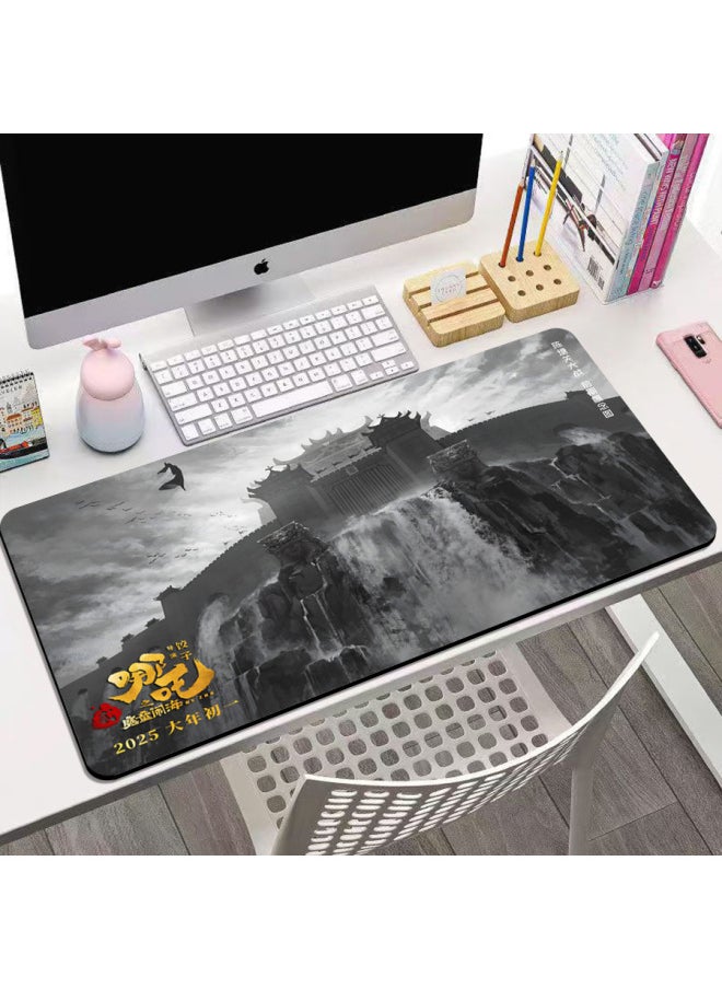 Generic - 2025 Which Ao Guang Ao Bing Super Large Secondary Animation Table Pad Office Computer Desk Keyboard Mouse Pad-Color:40*90 Cm-Pattern:12 - Image 1
