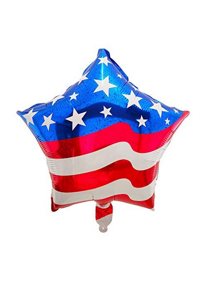 BinaryABC Fourth of July Balloons,4th of July Balloons,American Flag Balloon, Patriotic Party Balloon, Independence Day Labor Day Decoration,10pcs (18inch) (style 1) - Image 3