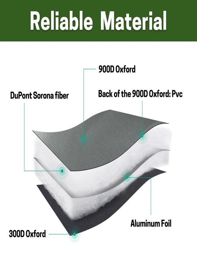 ZELARMAN Insulated Backflow Preventer Cover - Outdoor Pipe Insulation for Winter Freeze Protection, Irrigation Pipe, Sprinkler Valve, Winter Water Well Pump Covers, 3030 IN - Image 3