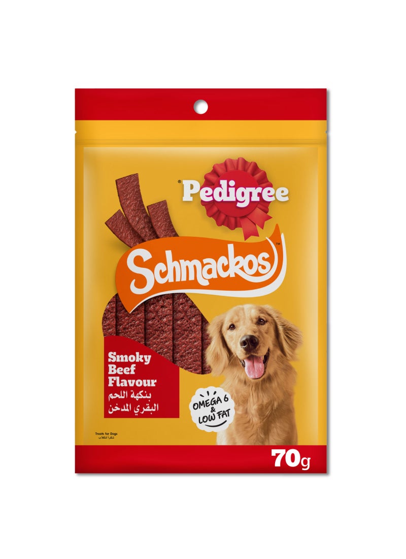 Pedigree عصا لحم بقر مدخن بنكهة 4x12x70غ - Image 1