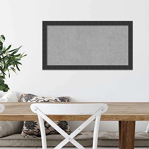 Amanti Art Black Framed Magnetic Board 14x26 Small Vision Board for use with Magnets, 100% Metal Sheet to Display Items as Office Decor or for Home Organization in mudroom, Kitchen or Kids Room - Image 5