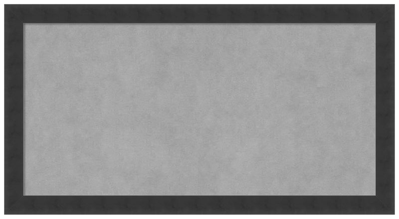 Amanti Art Black Framed Magnetic Board 14x26 Small Vision Board for use with Magnets, 100% Metal Sheet to Display Items as Office Decor or for Home Organization in mudroom, Kitchen or Kids Room - Image 1