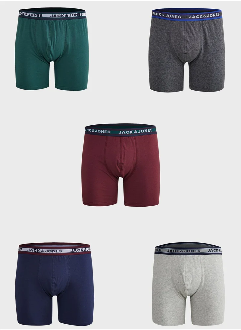 JACK & JONES JACOLIVER TRUNKS 5 PACK NOOS PLS