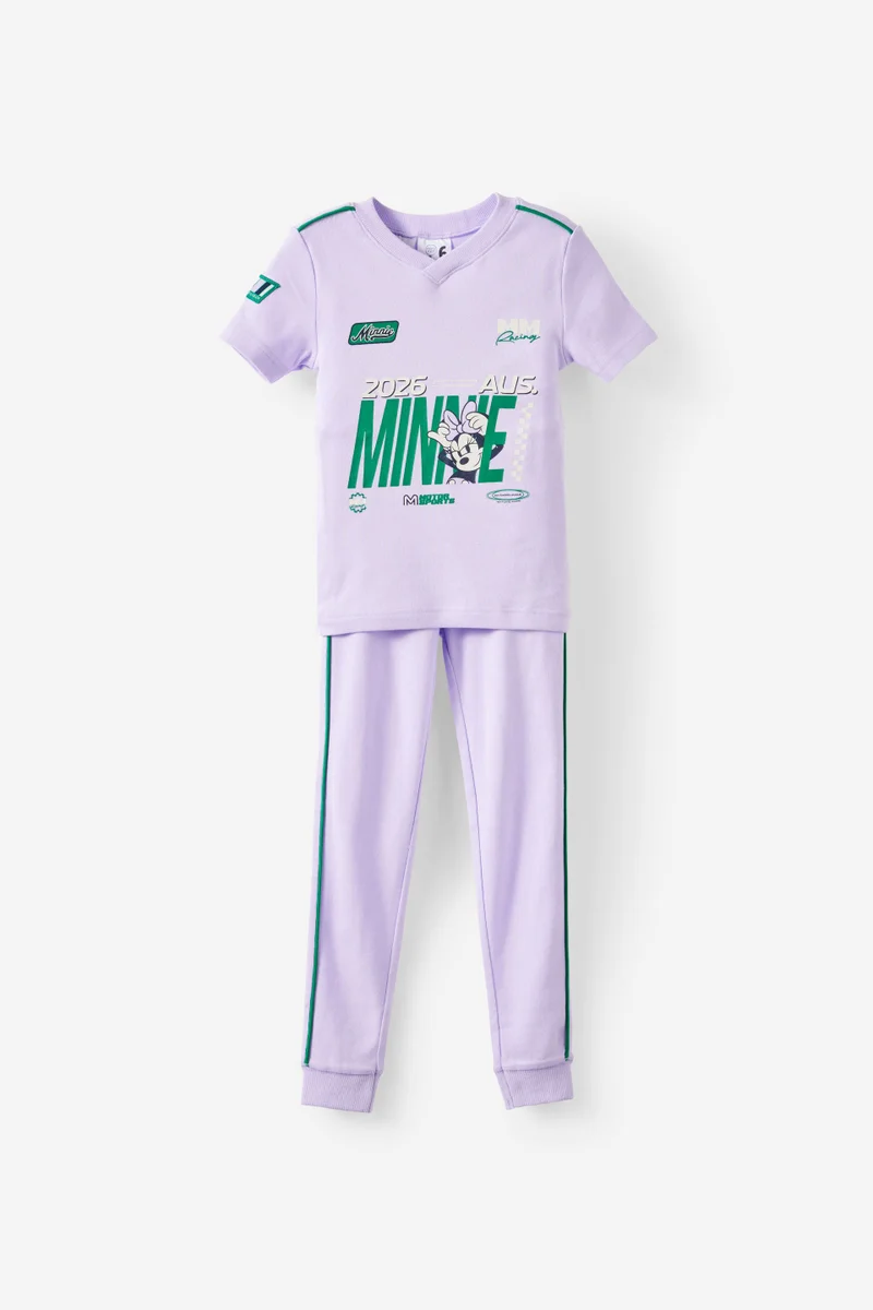 Cotton On Mickey & Minnie Disney V Neck Short/Long Pyjama Set