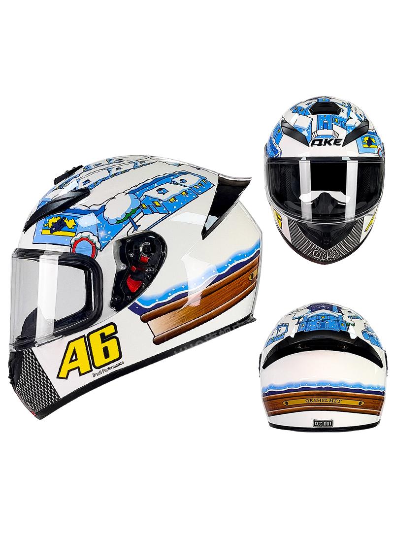 general Full Face Motorbike Helmet Motorcycle Adult Rider Biker Sports Crash Helmet - Image 1